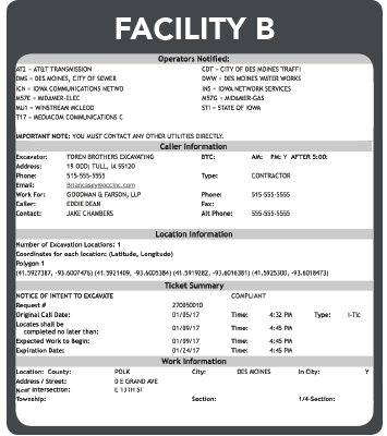 Image of a Custom Outbound Ticket Format